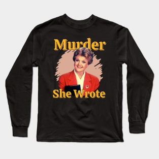 Murder She Wrote Original Aesthetic Tribute 〶 Long Sleeve T-Shirt